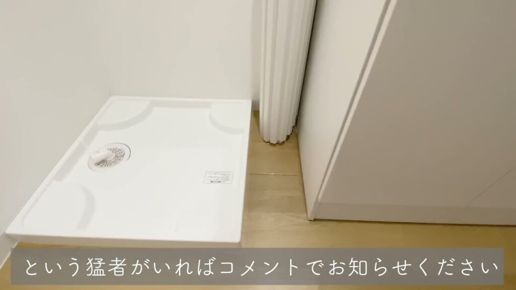 広島県の1LDK 1LDKの洗濯機置き場