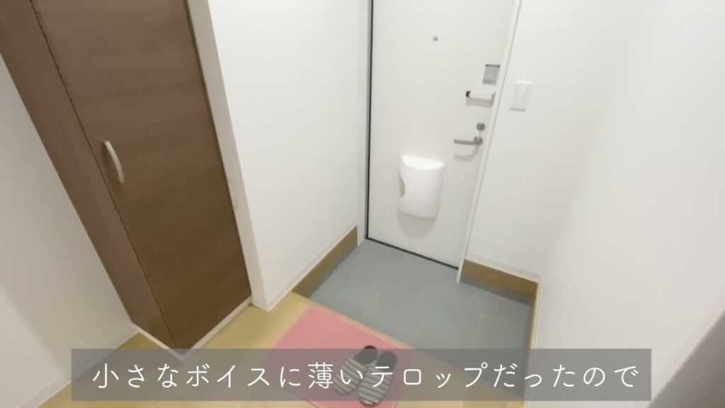 広島県の1LDK 1LDKの玄関と収納