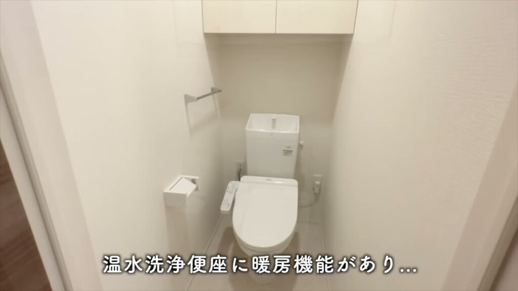 1LDKのトイレの収納