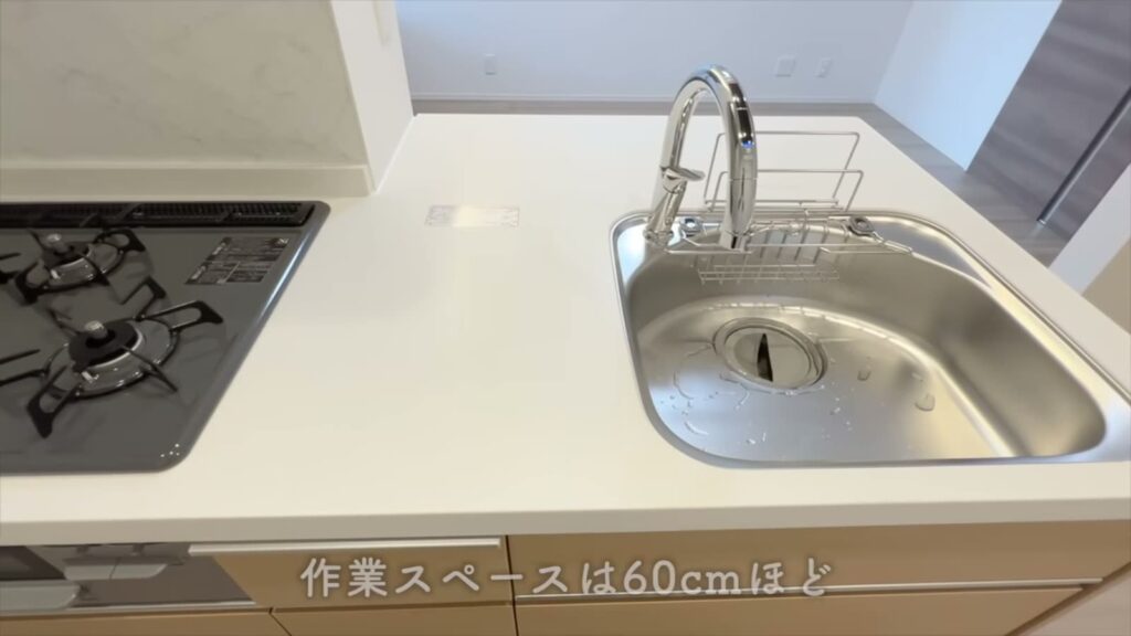 1LDKのガスコンロ