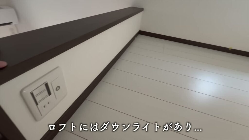 TAPETUM横濱 1Kのダウンライトとスイッチ