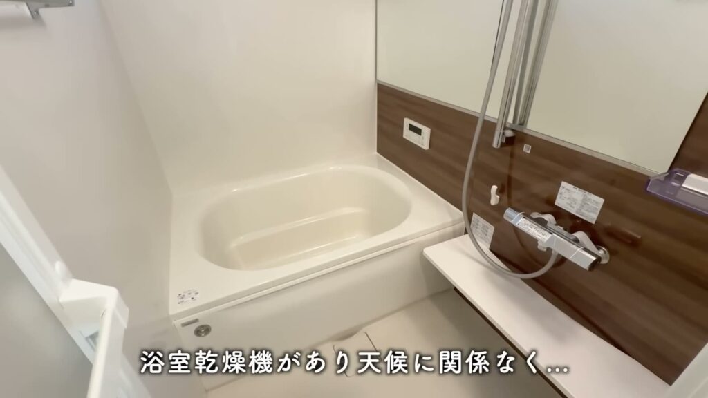 広島市南区東霞町の1LDK 1LDKの浴室
