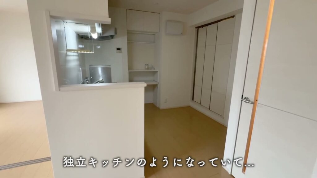 2LDKのキッチン