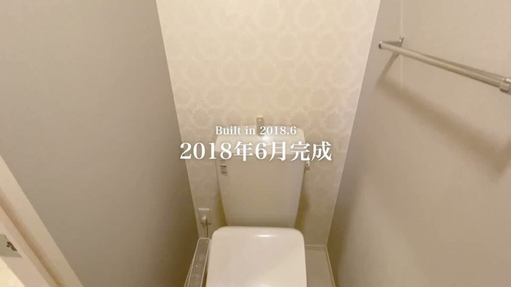福山市の1LDK 1LDKのトイレの壁