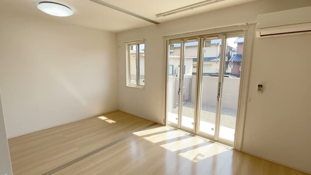 福山市の1LDK 1LDKの窓