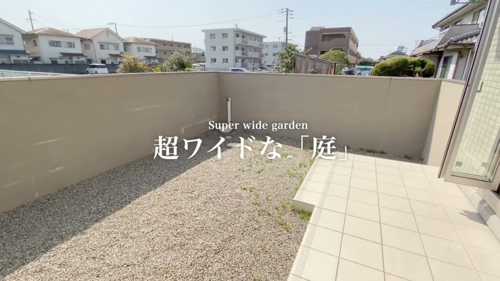 福山市の1LDK 1LDKの庭