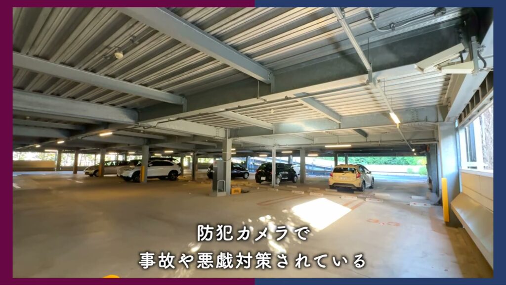 ひばりが丘パークヒルズ 2DKの駐車場の内部