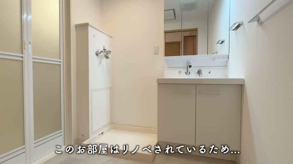 ひばりが丘パークヒルズ 2DKの洗面室