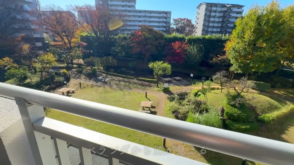 ひばりが丘パークヒルズ 2DKのベランダからの眺め