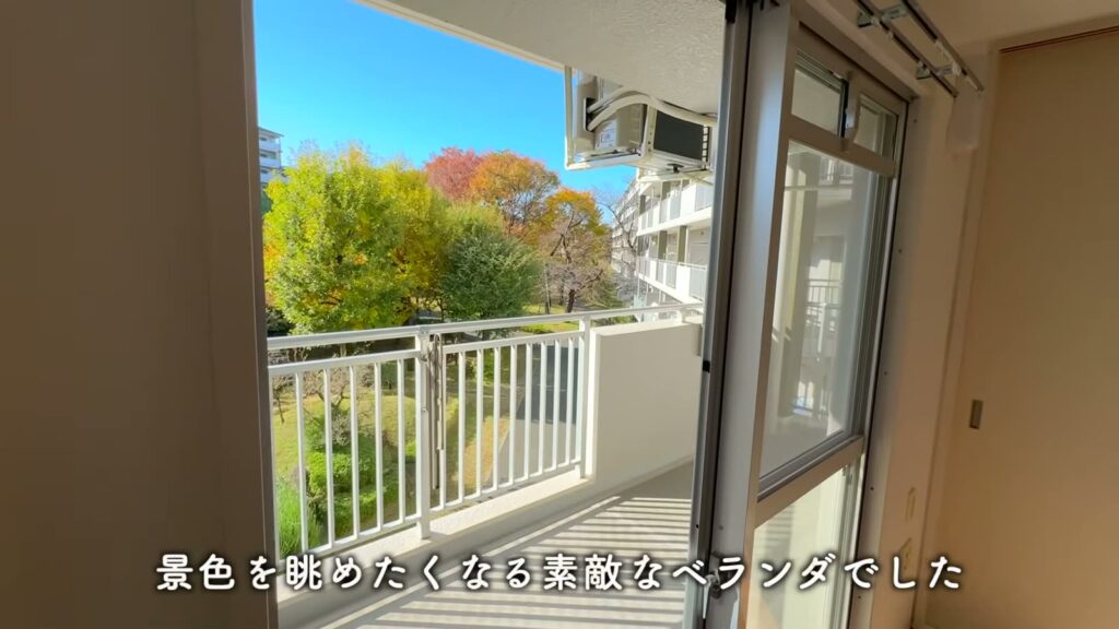 ひばりが丘パークヒルズ 2DKのベランダ
