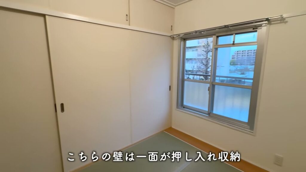 花畑団地 2DKの押し入れ