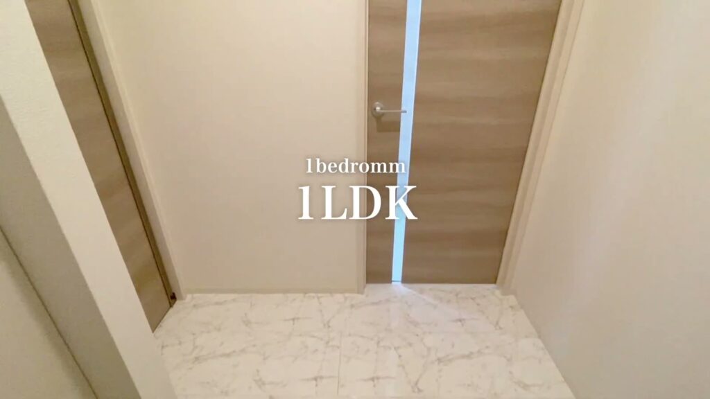 1LDKのトイレの入口