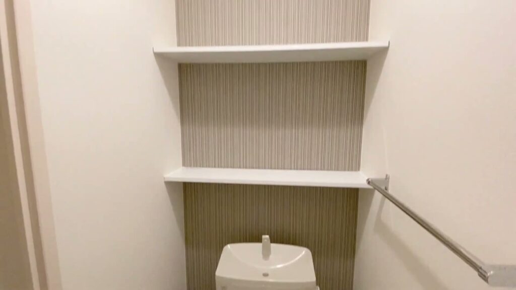 1LDKのトイレの棚