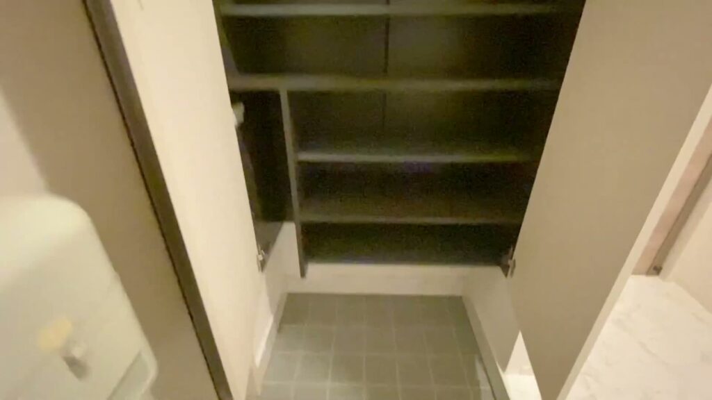 1LDKの靴箱の中