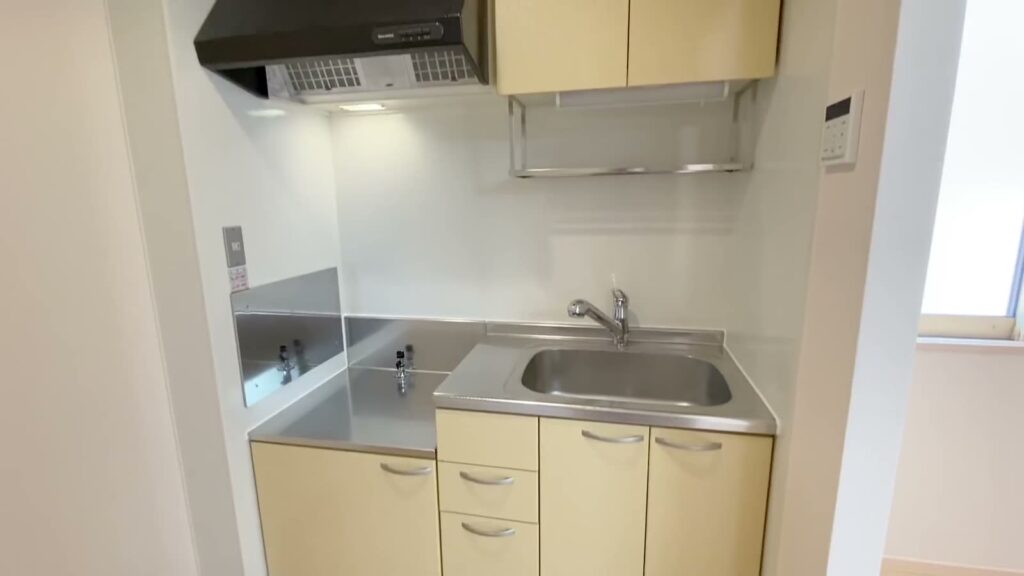 東広島市の1R 1Rのキッチン3帖
