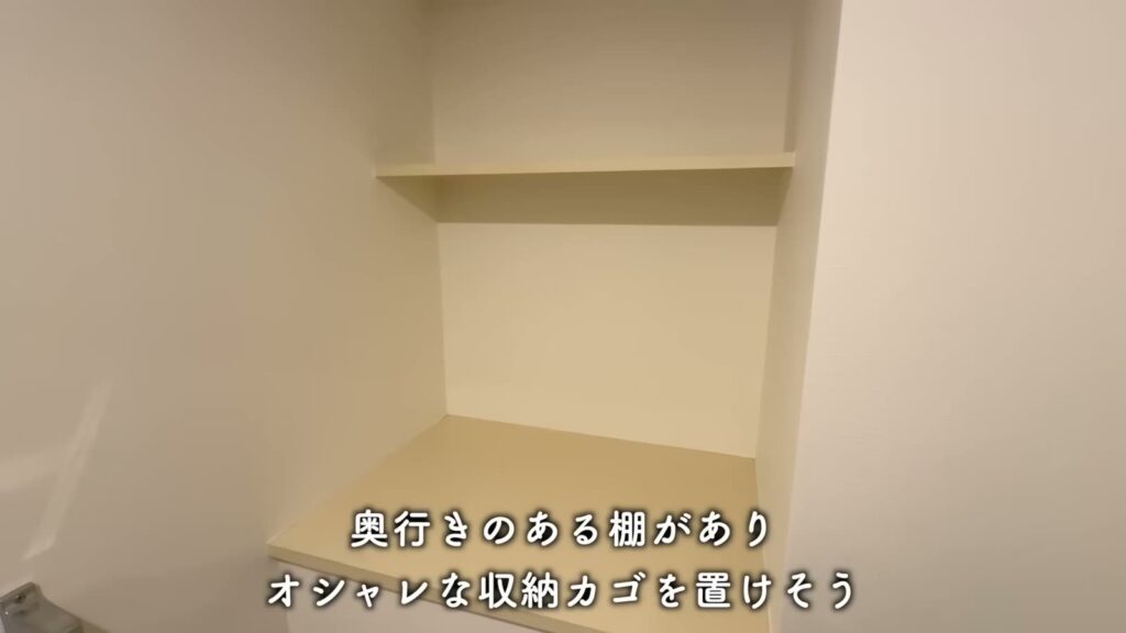 青戸第一 2LDKのトイレの棚