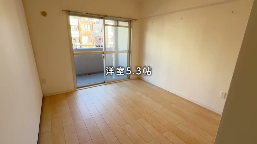 青戸第一 2LDKの洋室5.3帖