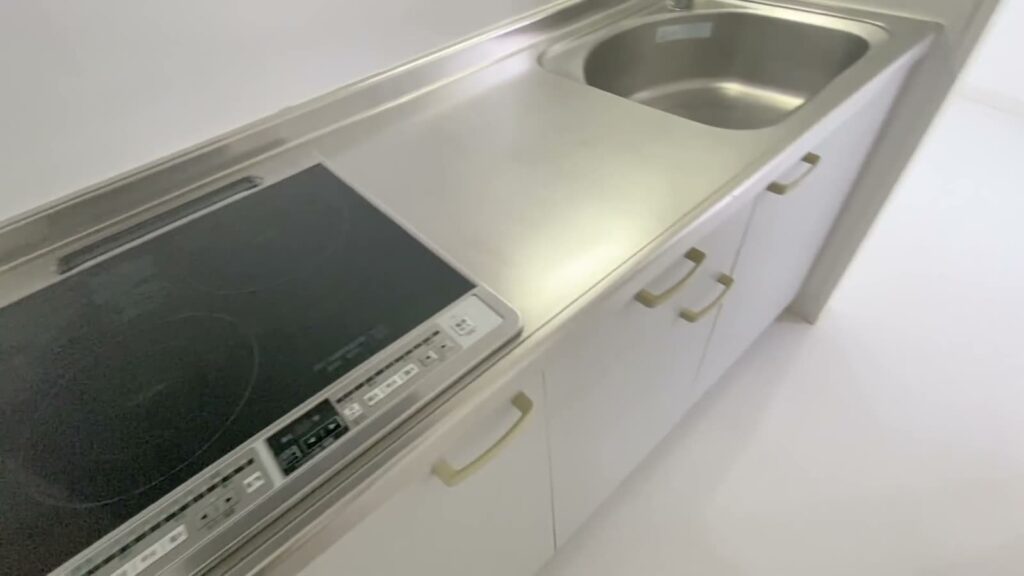 広島市南区の1LDK 1LDKの作業スペース
