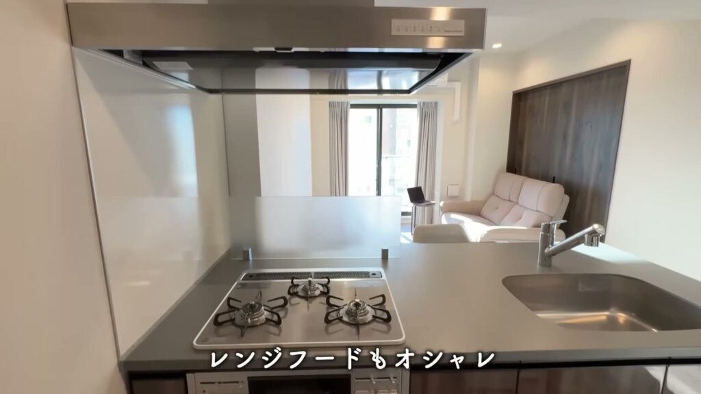 文京区本駒込の1LDK 1LDKのコンロ