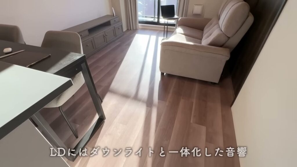 文京区本駒込の1LDK 1LDKのテーブルとソファ