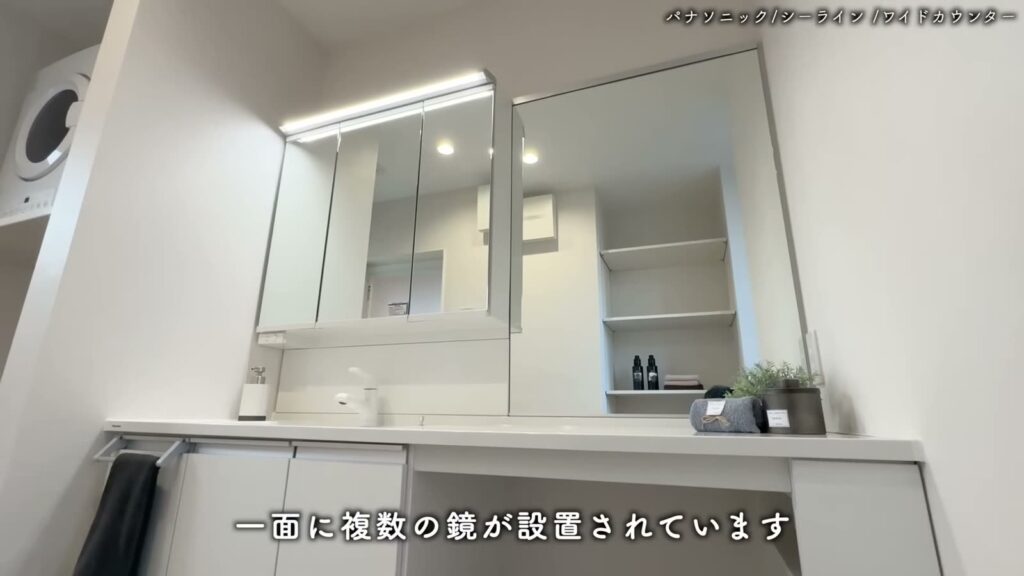 セレーノコート草津・平井 3LDKの洗面台