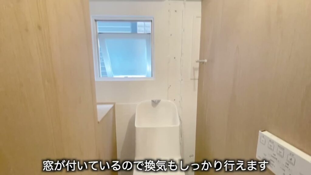 1Rのトイレの窓