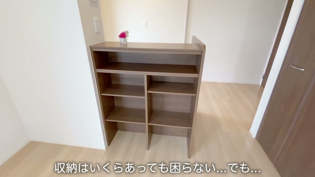 1LDKのカウンター収納