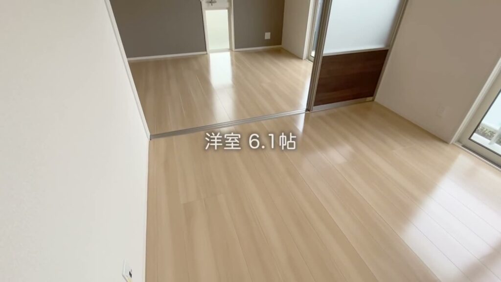1LDKの洋室