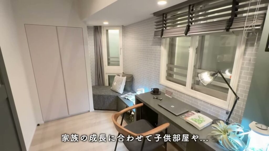 ジェイグラン国立 2LDKの窓とクローゼット