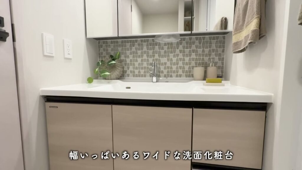 ジェイグラン国立 2LDKの洗面台