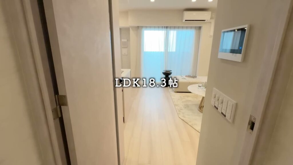 ジェイグラン国立 2LDKのLDKへの入口