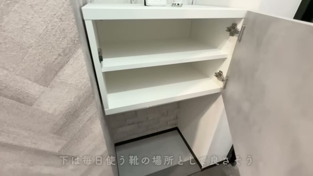 豊中市西泉丘のワンルーム 1Rの靴箱