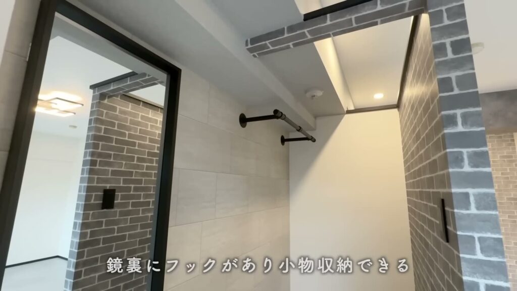 豊中市西泉丘のワンルーム 1Rの収納内のフック