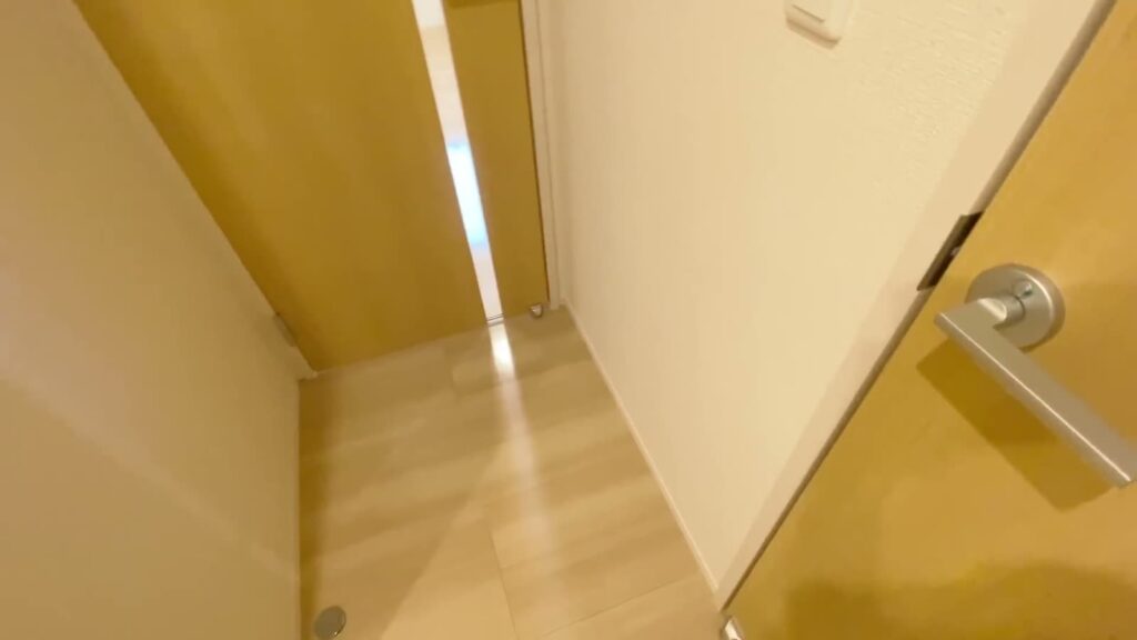 1LDKの居室へのドア