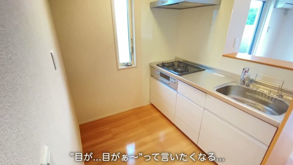 1LDKのキッチン