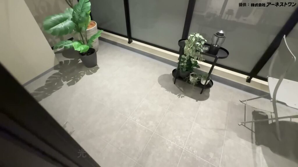 サンクレイドル成増 3LDKのバルコニー