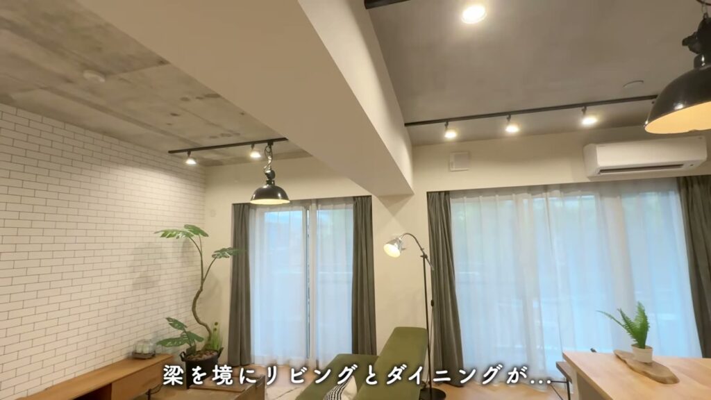 プライムフィット横浜富岡 1LDKのLDKの梁