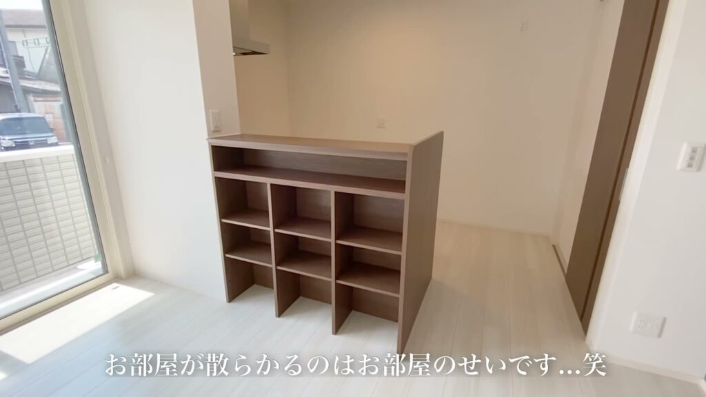 2LDKのカウンター収納