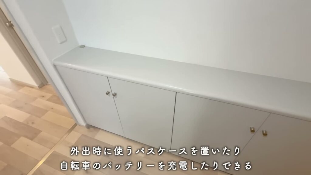 千葉ニュータウン内野 4LDKの靴箱のカウンター
