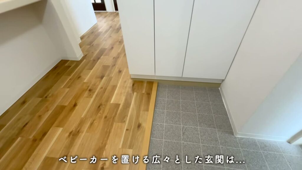 千葉ニュータウン原山 4LDKの玄関の土間