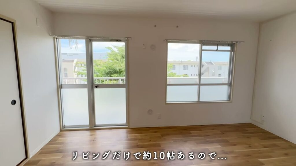 千葉ニュータウン原山 4LDKのリビングの窓