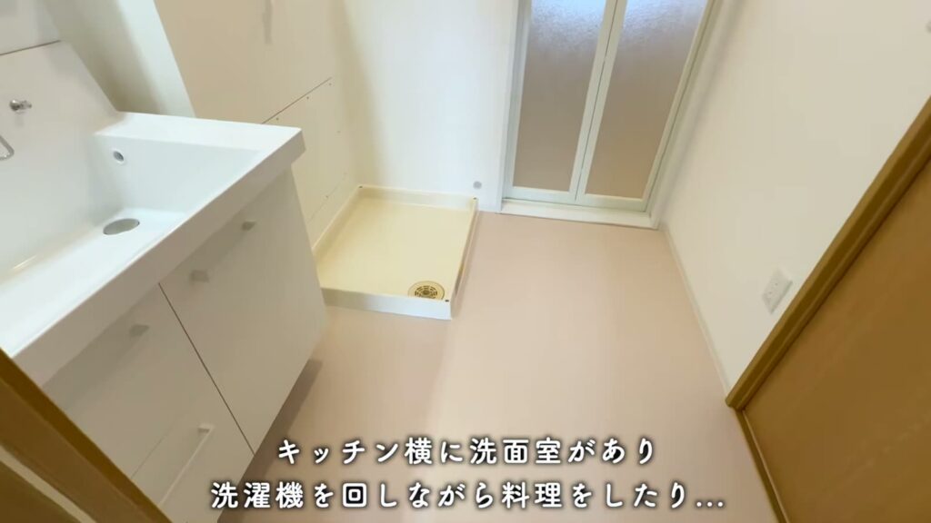 プラザシティ新所沢 けやき通り 2LDKの洗面室