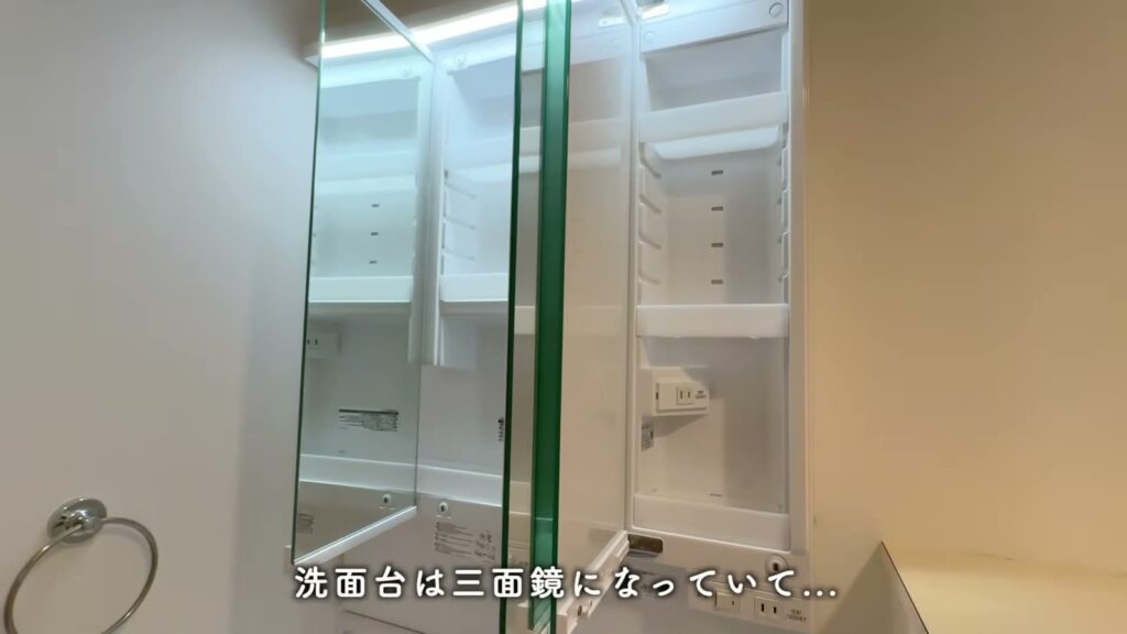 プラザシティ新所沢 けやき通り 2LDKの洗面台