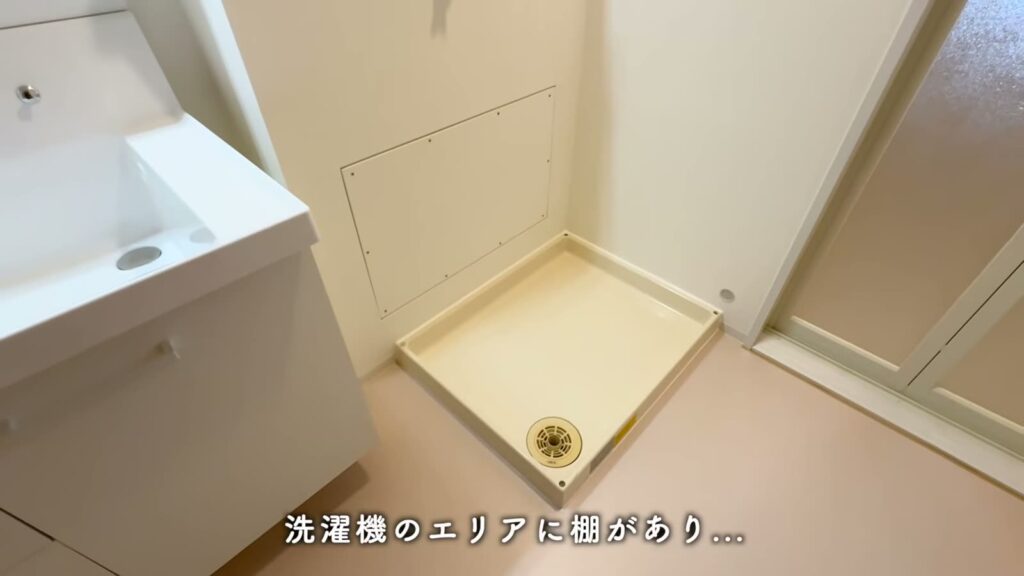 プラザシティ新所沢 けやき通り 2LDKの洗濯機置き場