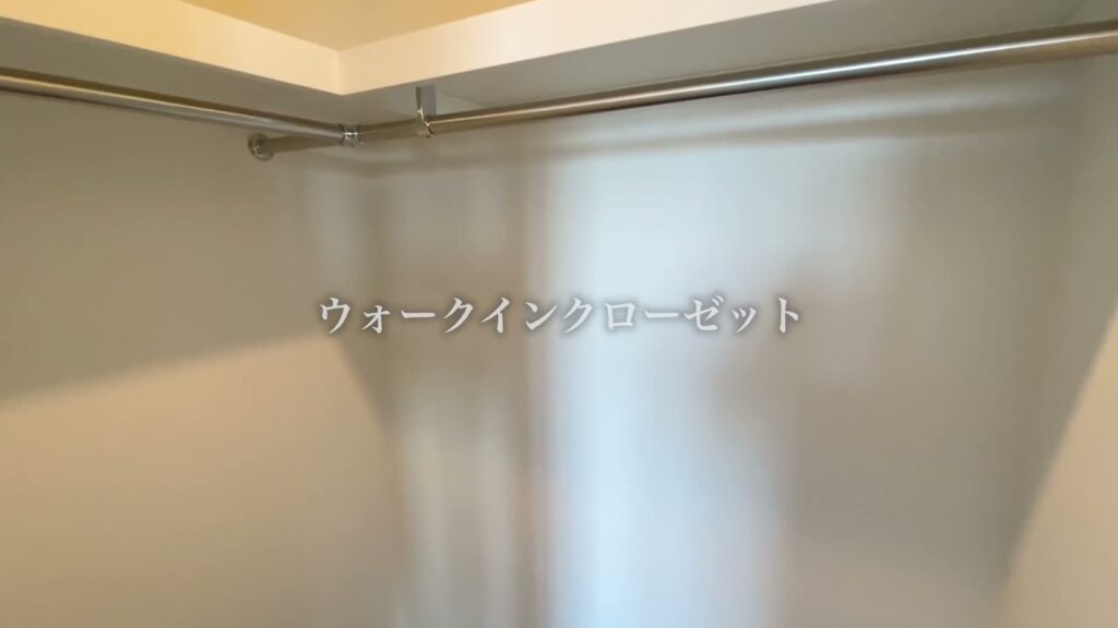 シティタワー広島 2LDKのウォークインクローゼット