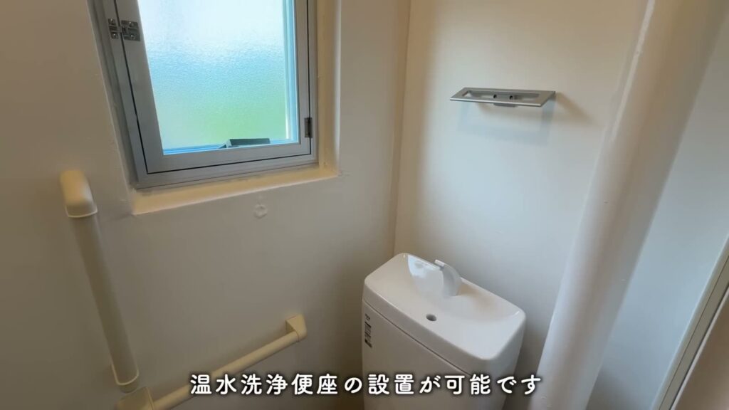 富田団地 1DKのトイレの窓