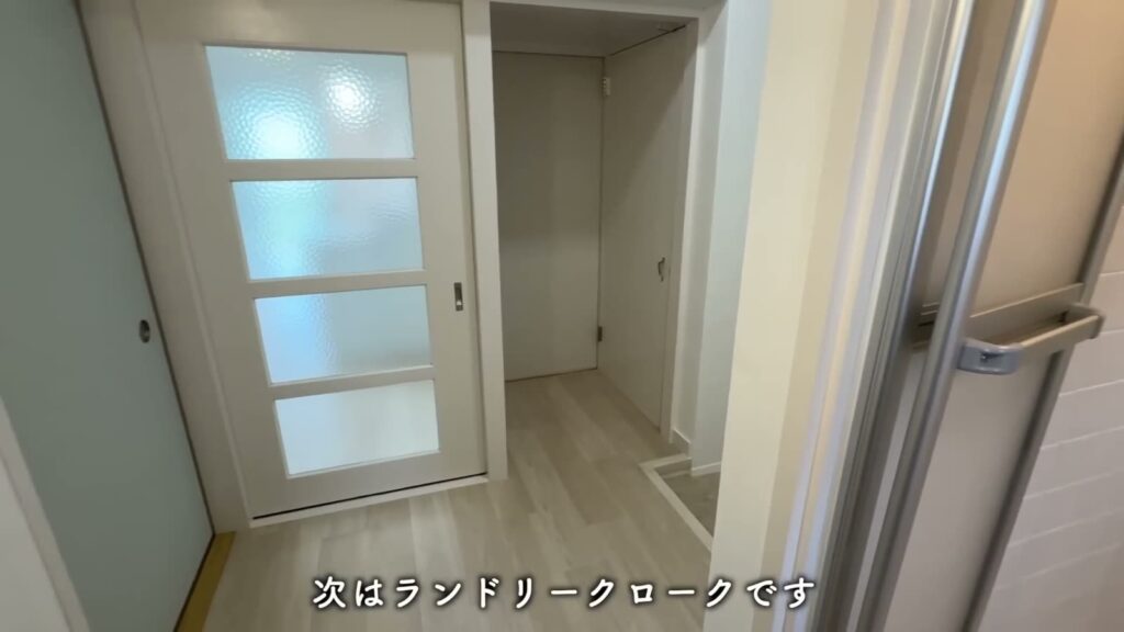 富田団地 1DKのクロークの扉