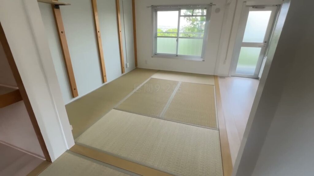 富田団地 1DKの居間9.2帖