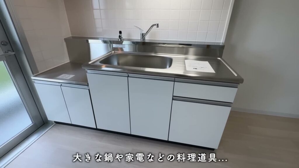 富田団地 1DKのキッチン