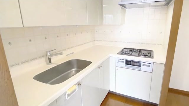 【3LDK/1992年築／75㎡】ホワイトタイルのL字型独立キッチンの中古マンション（3LDK/75㎡）